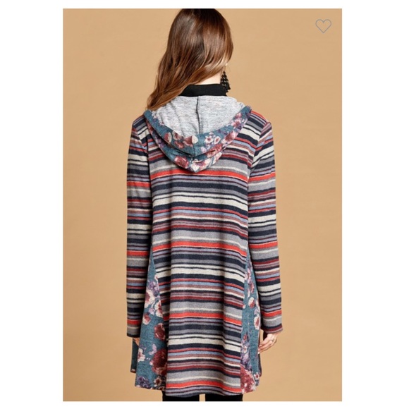 ❤️brushed hacci hooded cardigan - Picture 4 of 8